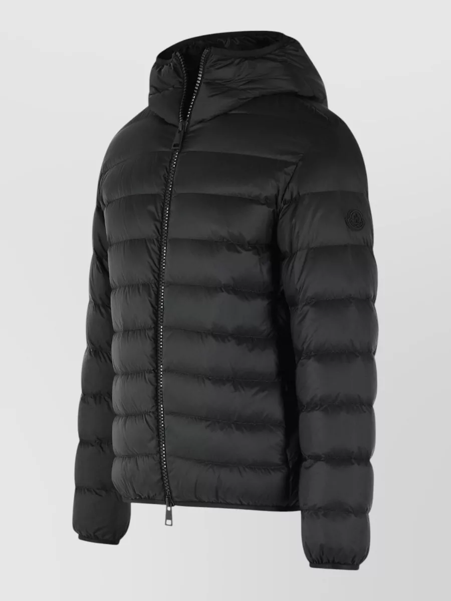 Moncler Short Alrai Hooded Polyamide Down Jacket