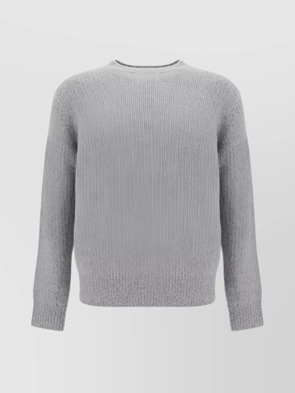 Sunflower Regular Fit Long Sleeve Knit Sweater In Gray