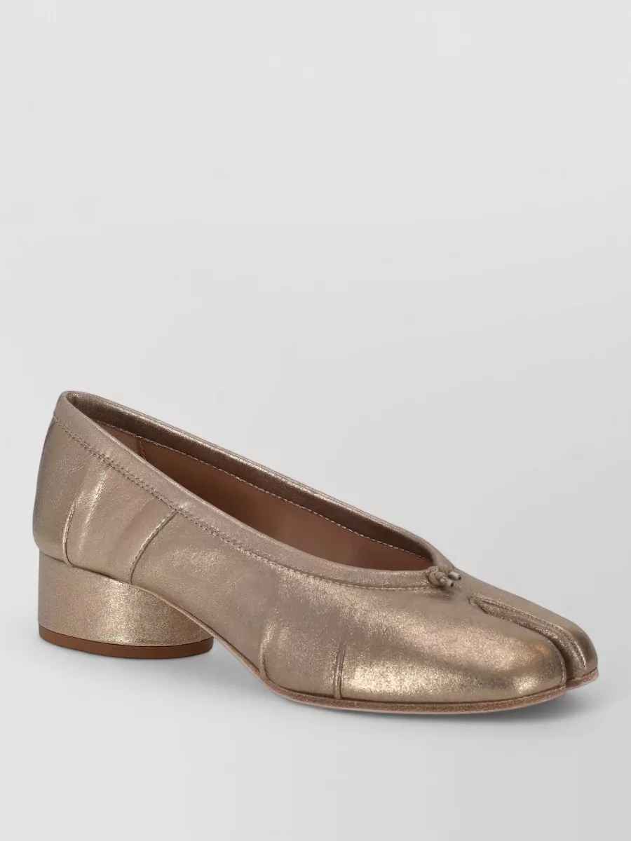 Maison Margiela leather ballerina pumps