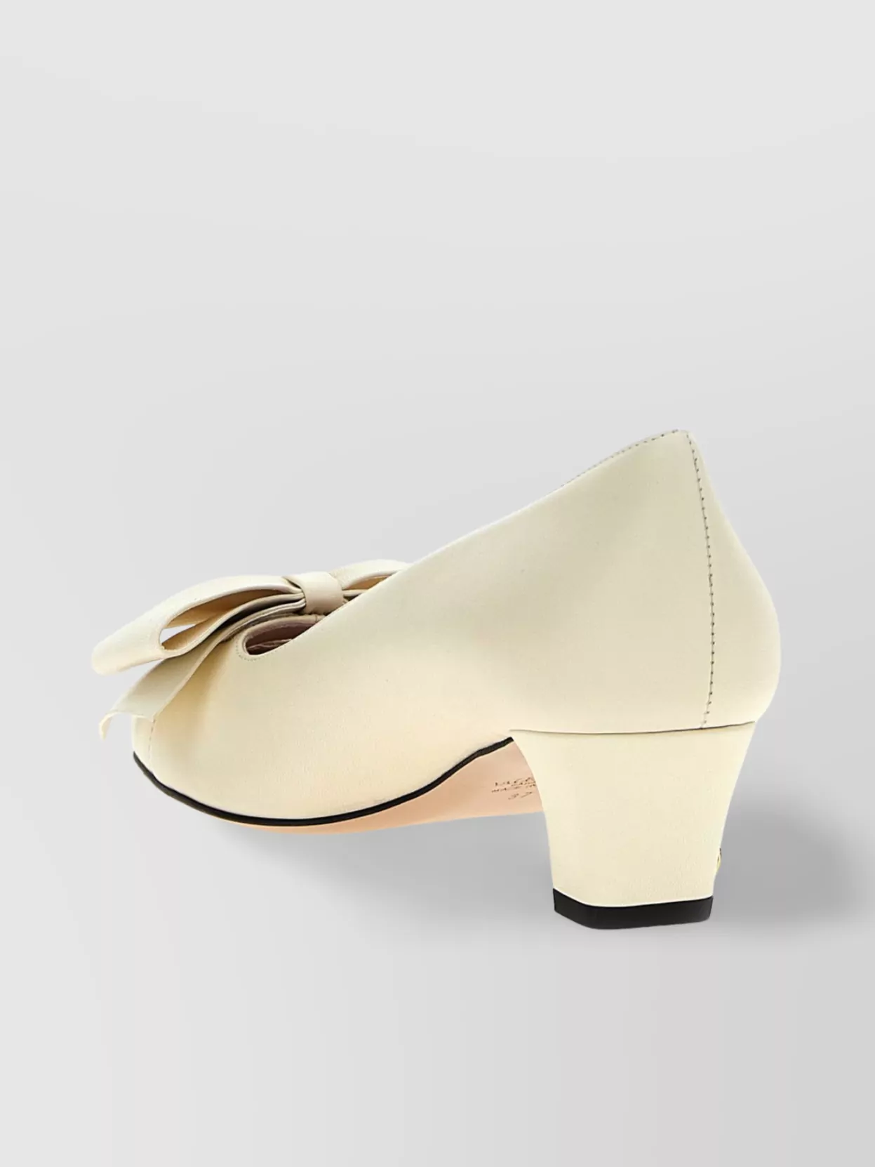 Valentino Garavani 'Bowow' Block Heel Pumps With Bow Detail