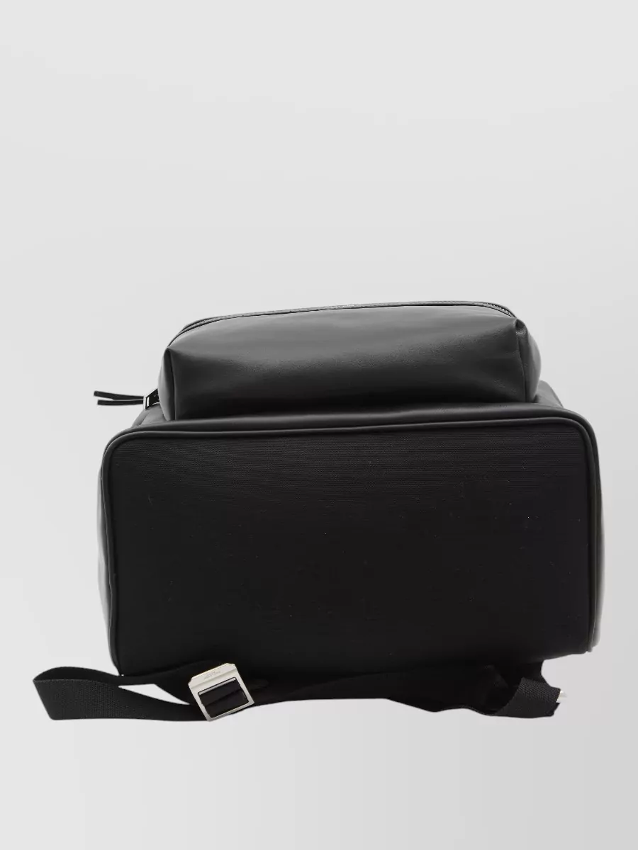 Saint Laurent Leather City Backpack Adjustable Straps Handle