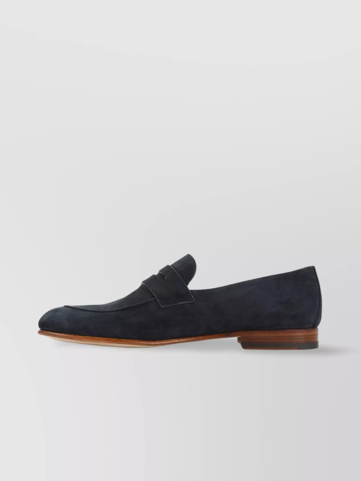 Giorgio Armani Mocassin Loafers With Round Toe And Penny Strap