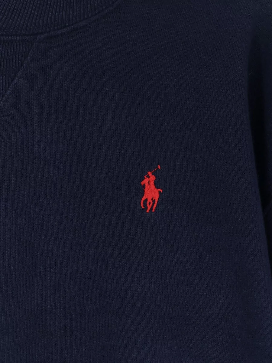 Polo Ralph Lauren Cotton Blend Sweater Embroidered Logo Front
