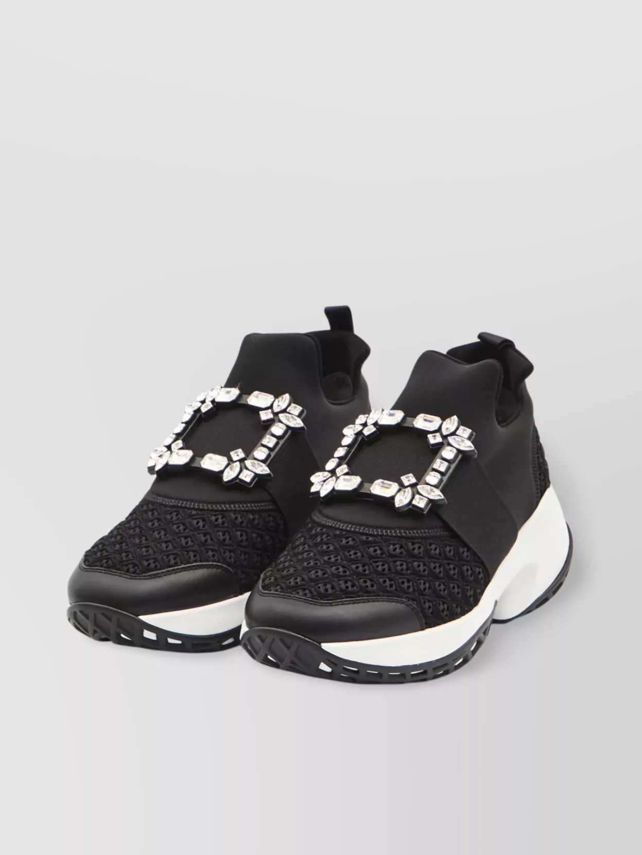 Roger Vivier Fabric Sneakers Choc Heel