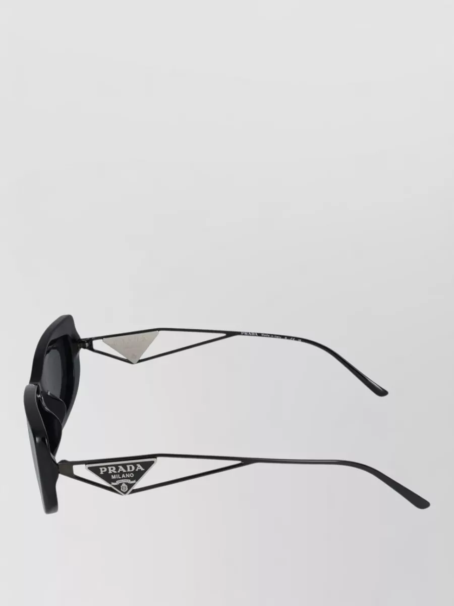 Prada Sunglasses 0pr 14ys Rectangular Metal Frame