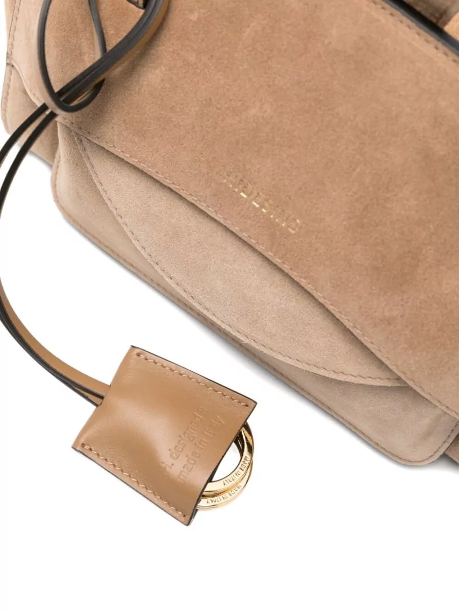 Hidesins Calf Leather Small Flap Tote Bag