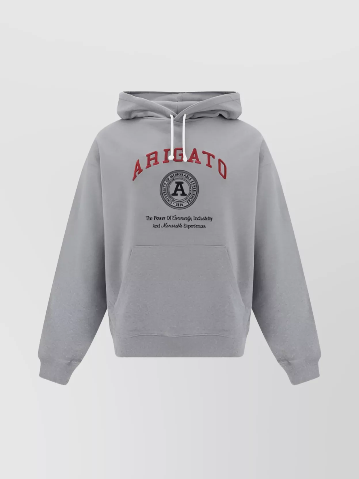 Shop Axel Arigato Cotton Hoodie With Front Graphic Print