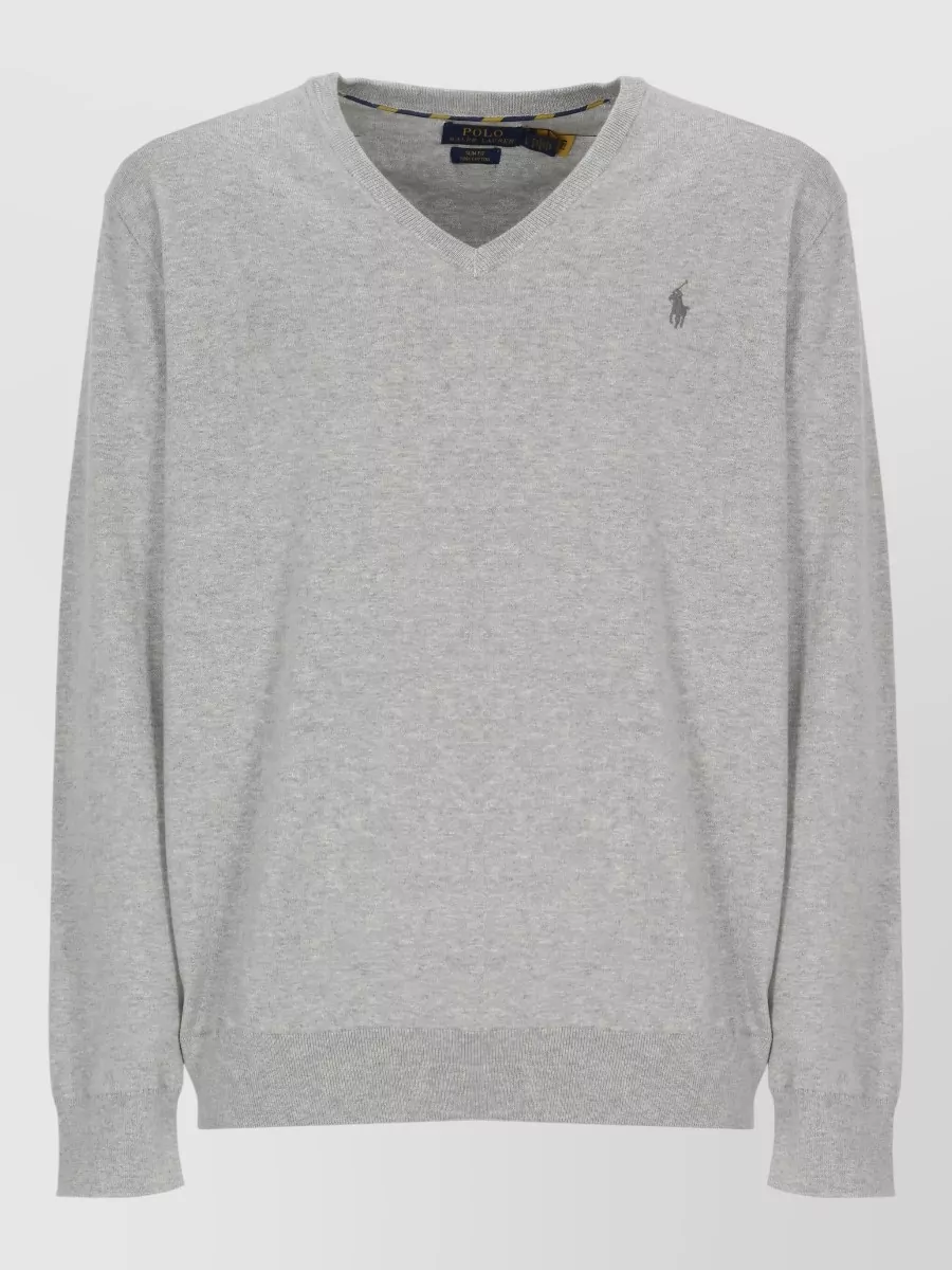 Ralph Lauren V-Neck Long-Sleeve Jumper