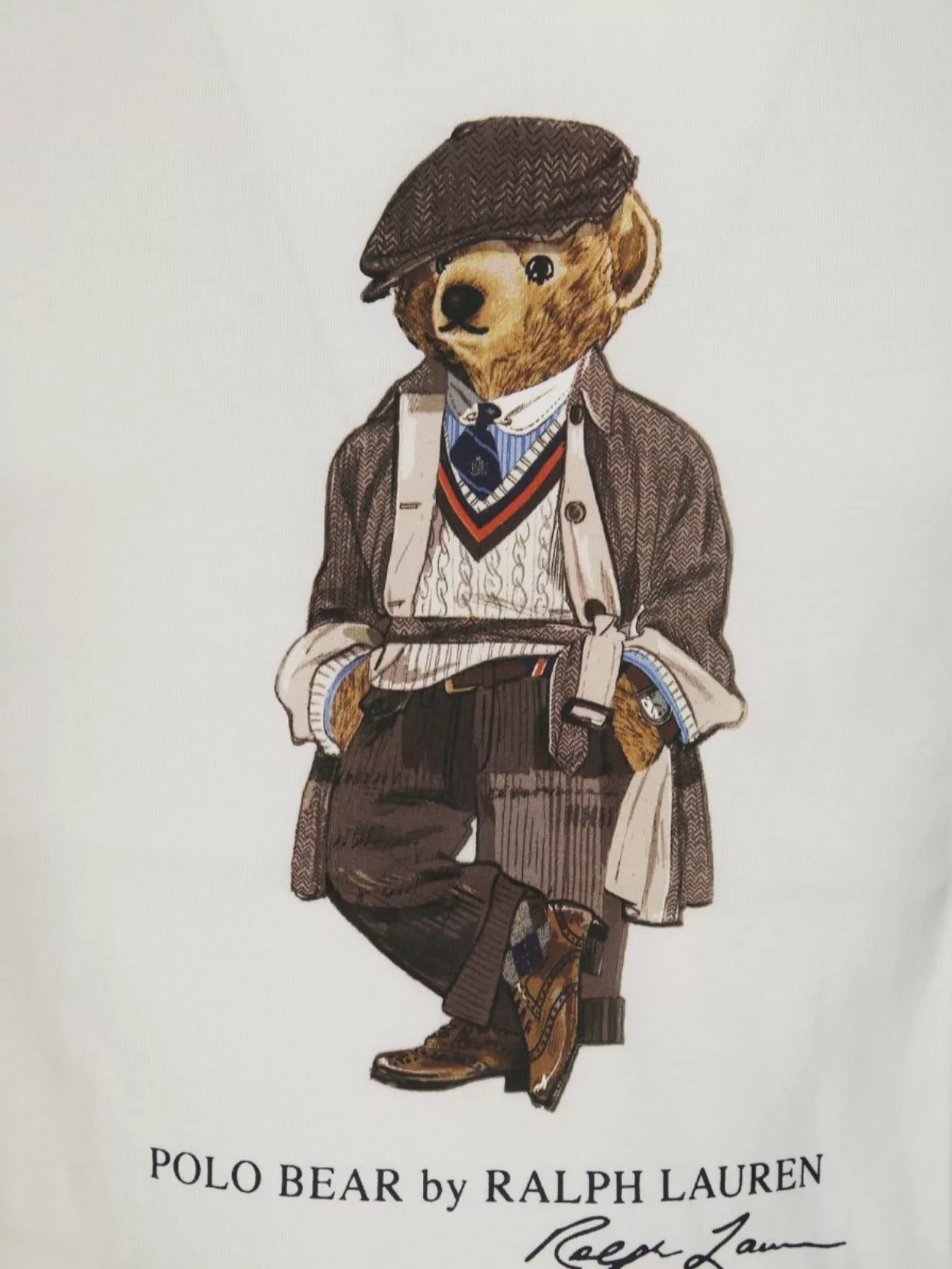 Polo Ralph Lauren Holiday Bear Graphic Print T-Shirt