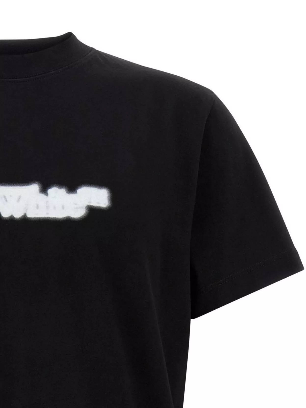 Shop Off-white 'arrow Spray' Crew Neck T-shirt