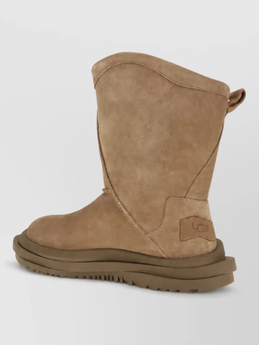 Ugg Suede Leather Ankle Boots