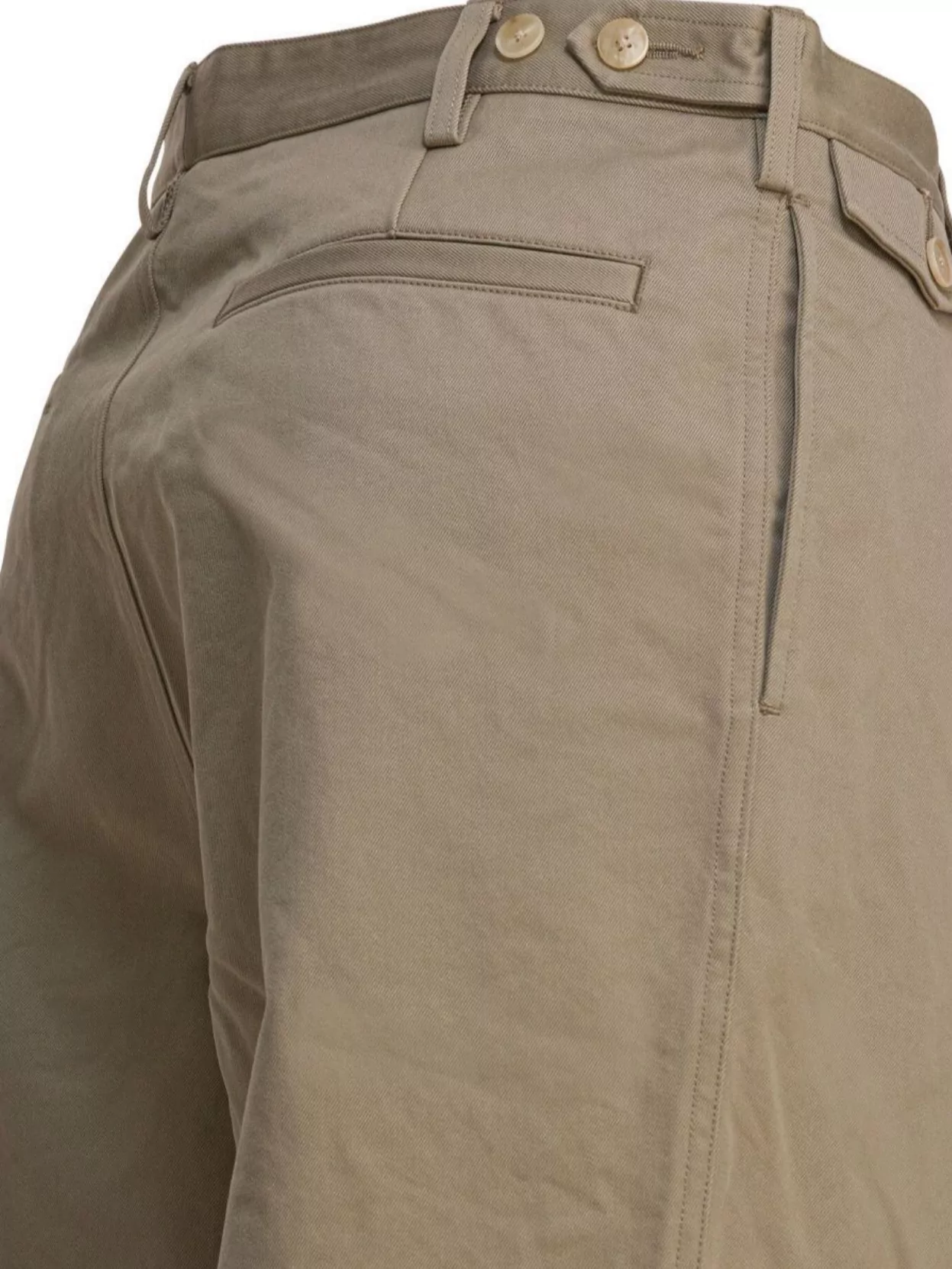Auralee Chino Trousers With Pleated Front And Pockets In Multi