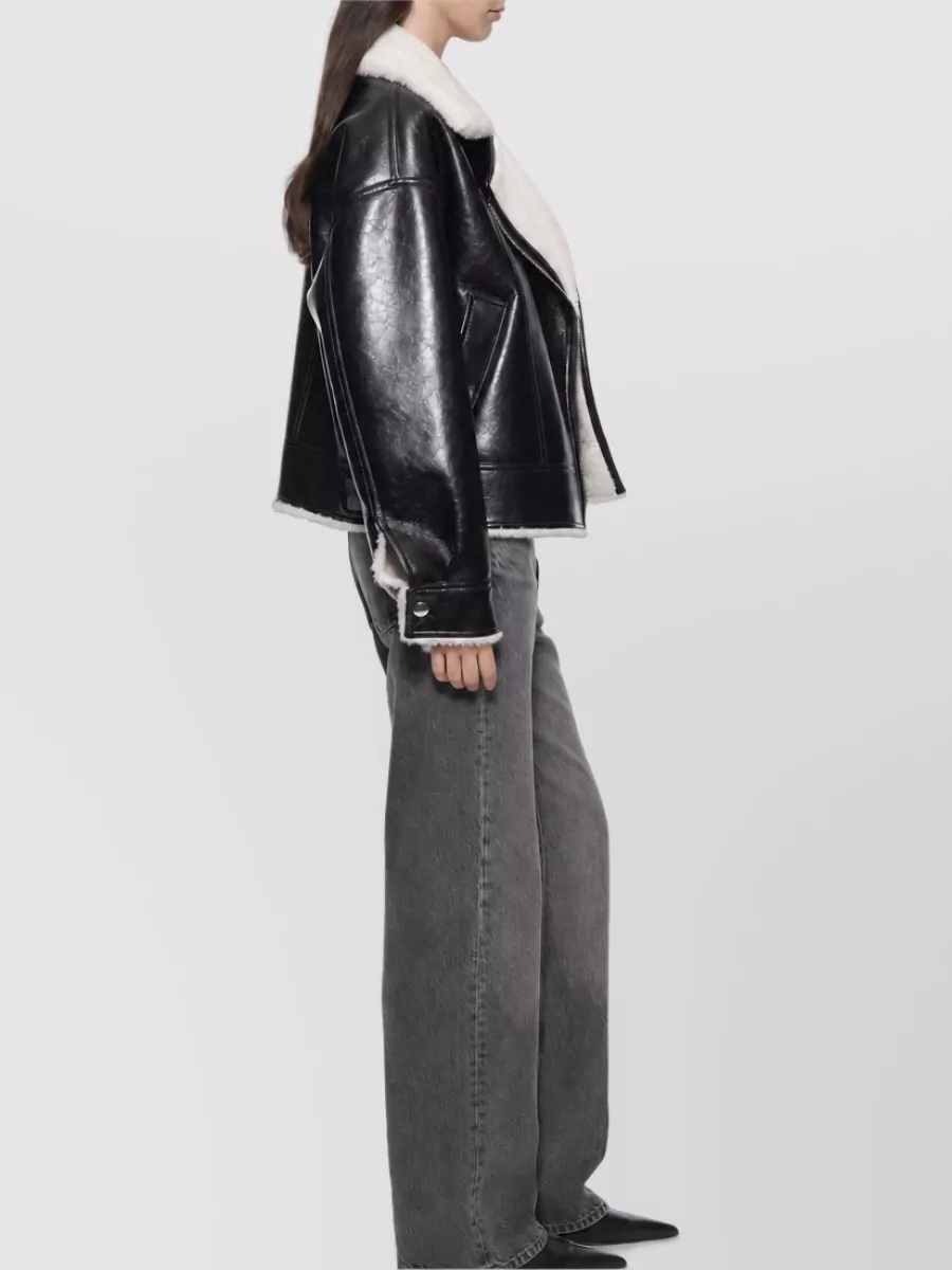 Stand Studio Faux Leather Jacket