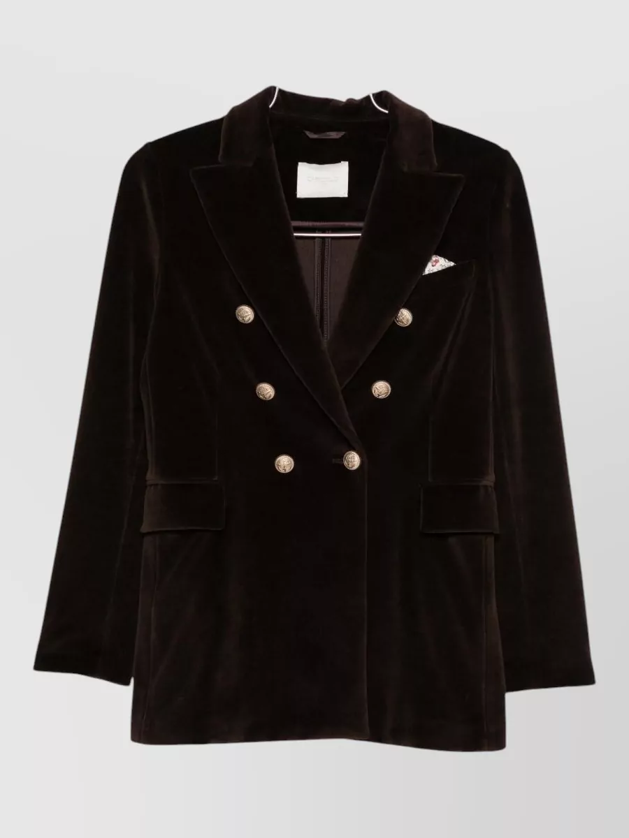 Circolo 1901 Cotton double-breasted suit jacket