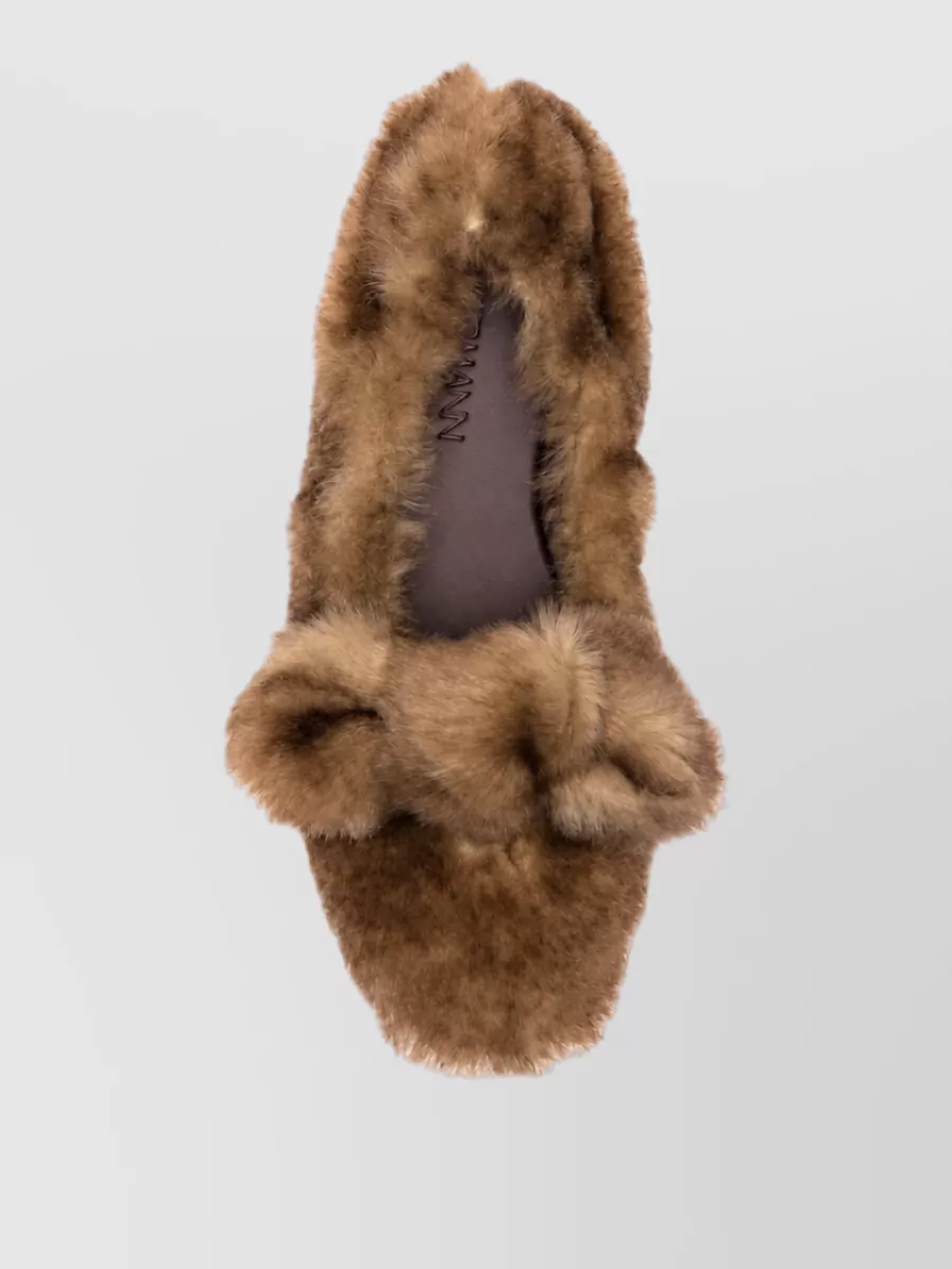 Zimmermann Leather Ballerina Slippers
