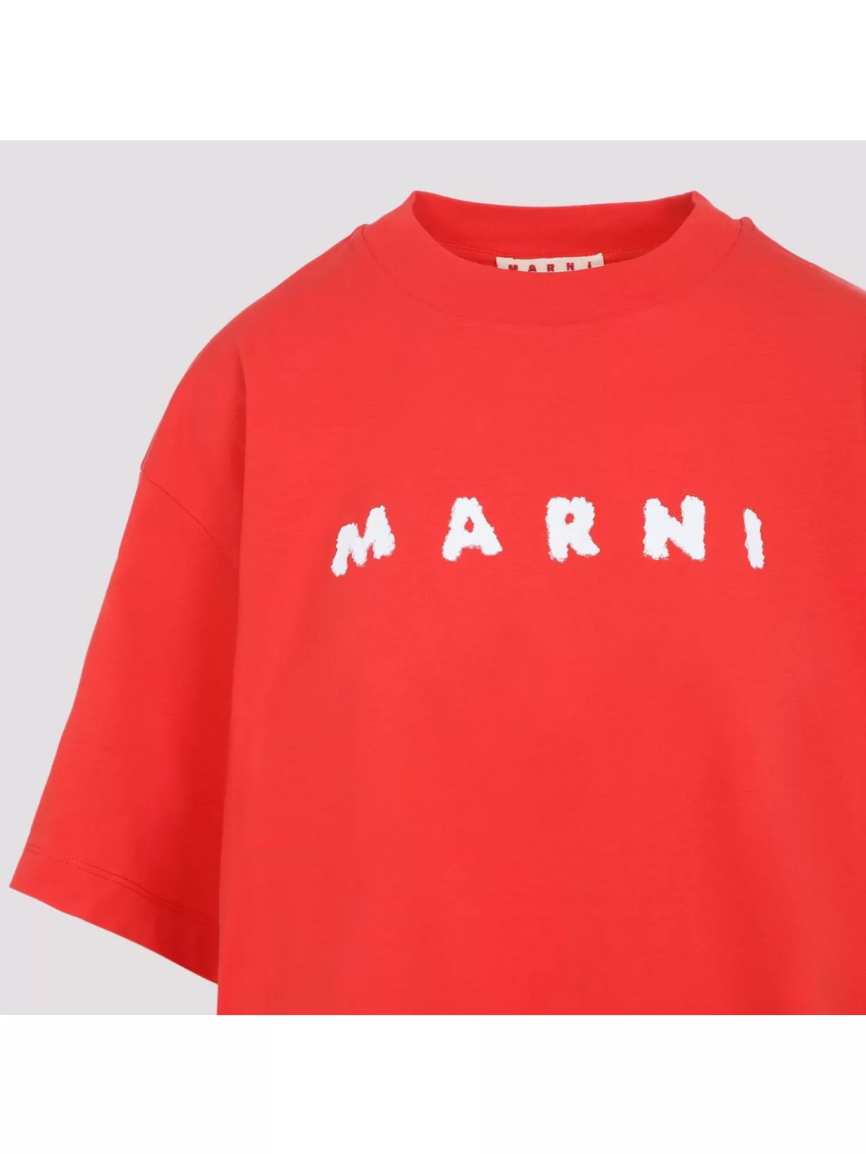 Marni Crew Neck Cotton T-Shirt