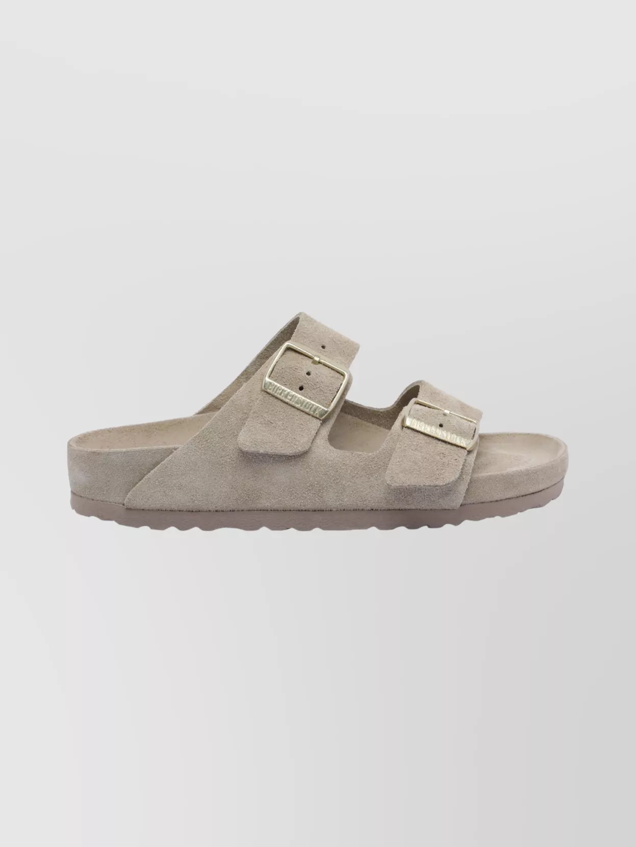 Birkenstock Suede Open Toe Flat Sandals
