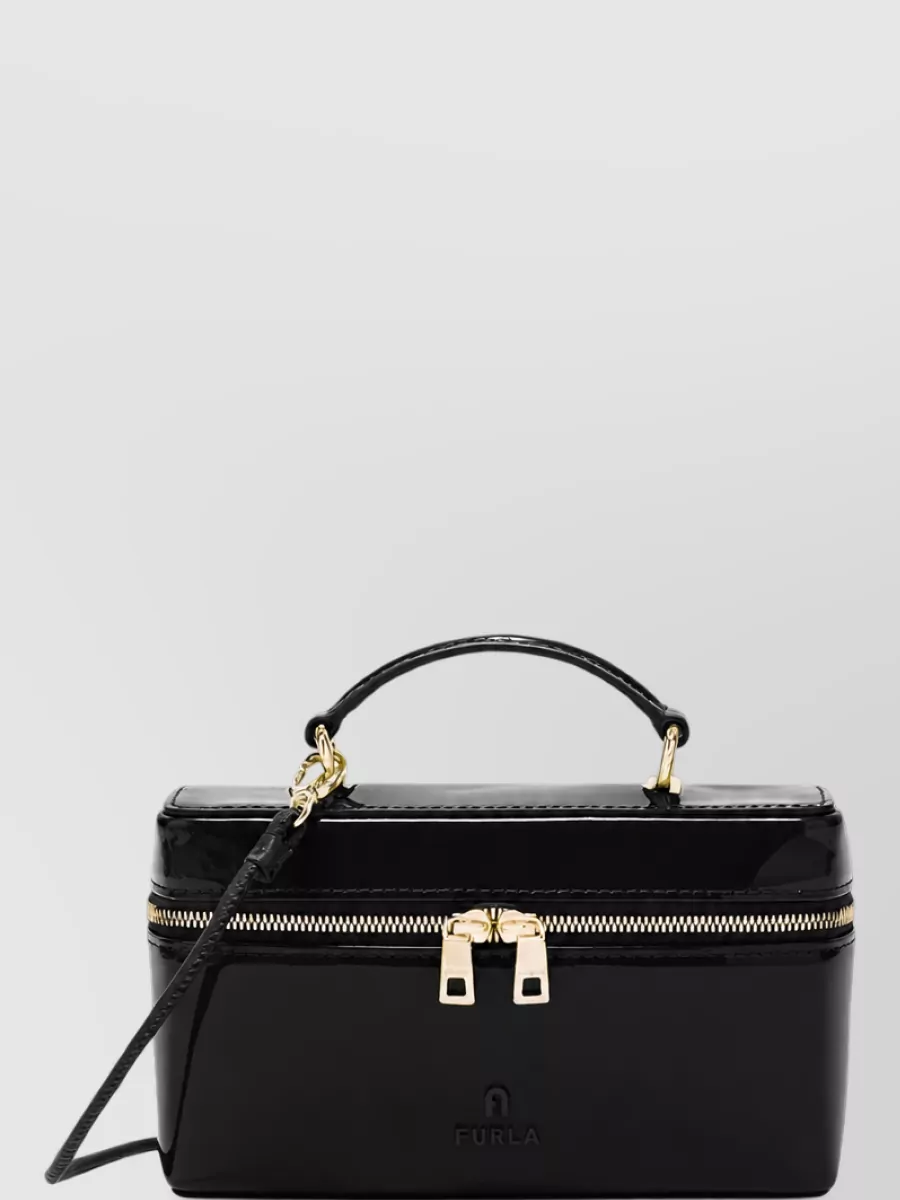 Furla 1927 leather clutch bag