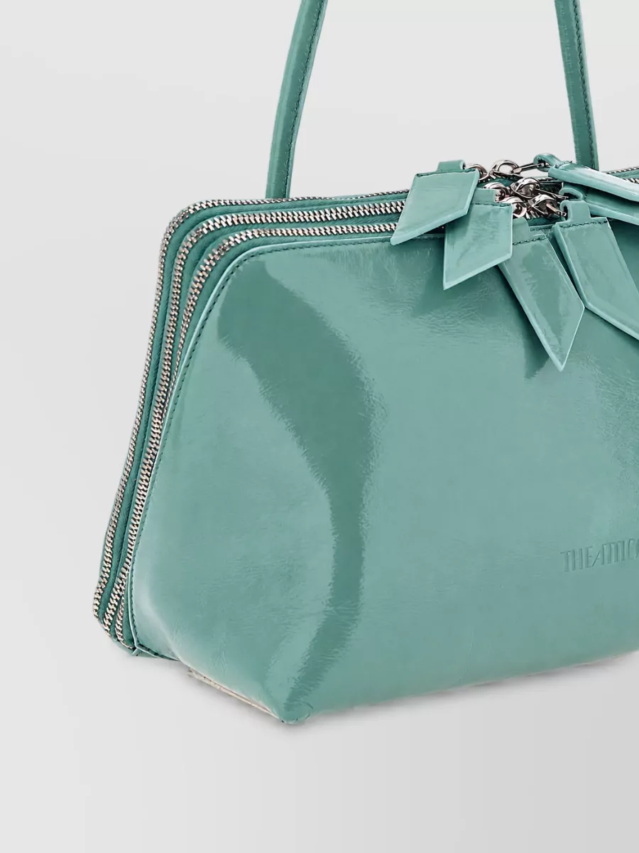 The Attico Leather Clutch Bag