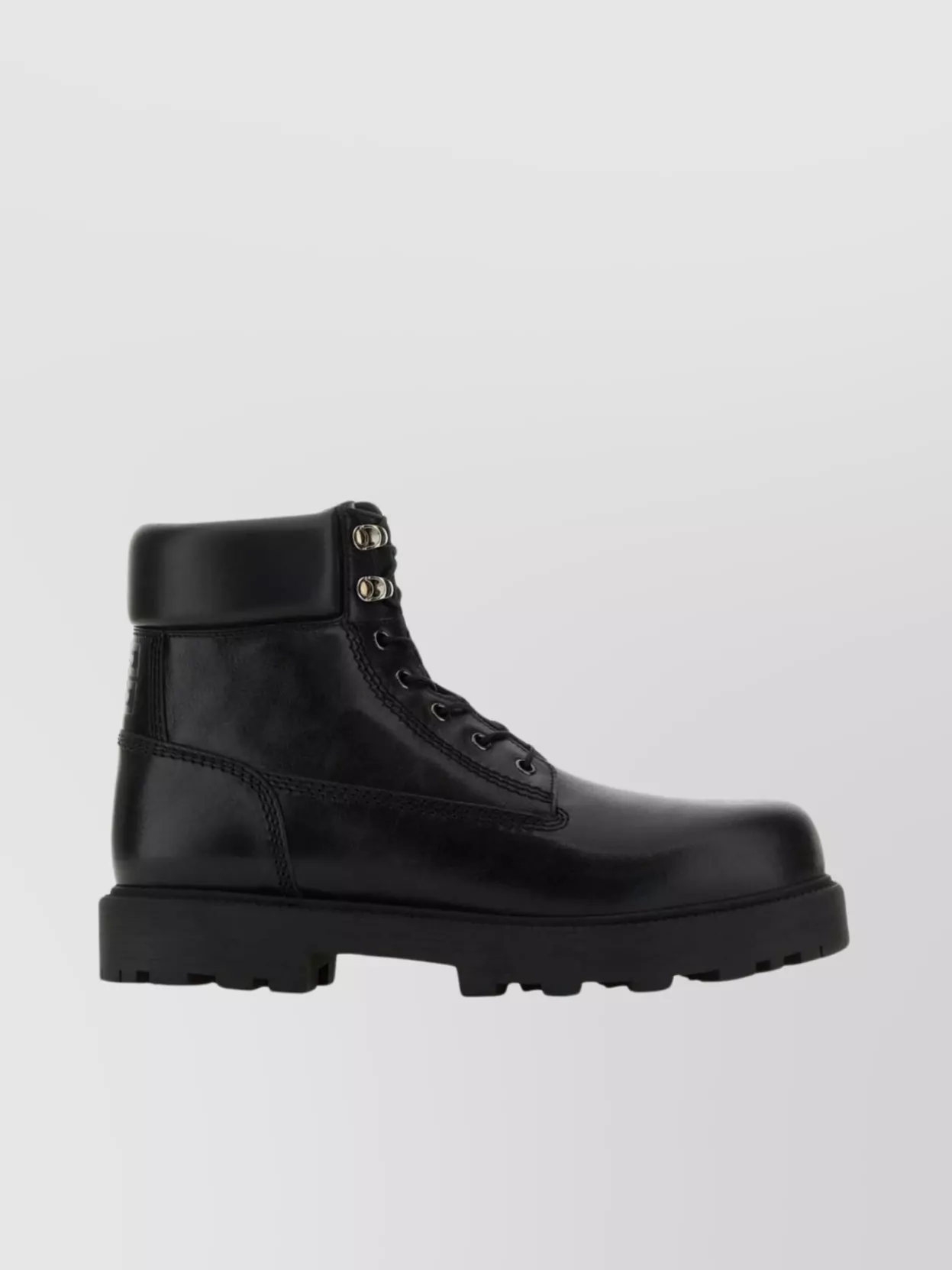 Shop Givenchy Bold Sole Eyelet Boots In Black