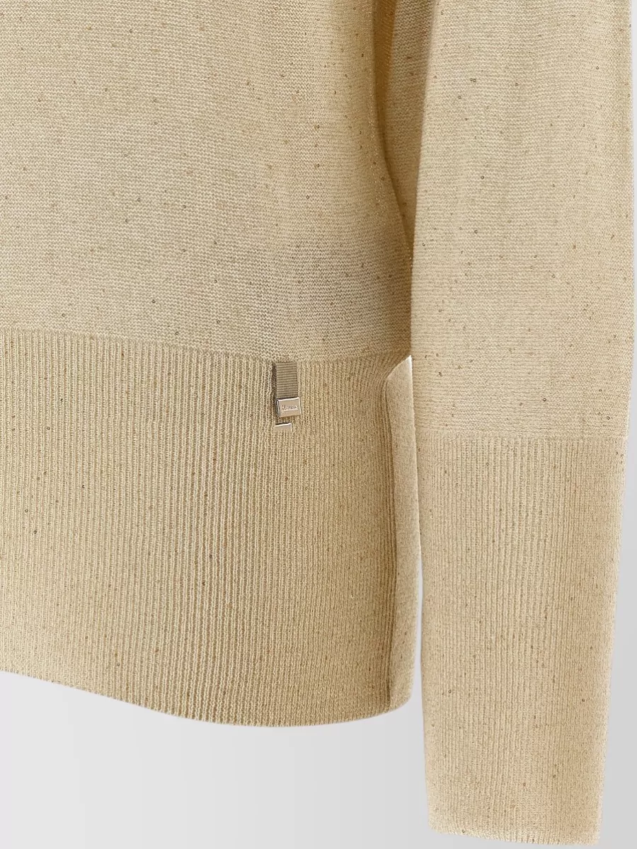 Herno Metallic Knit Sweater