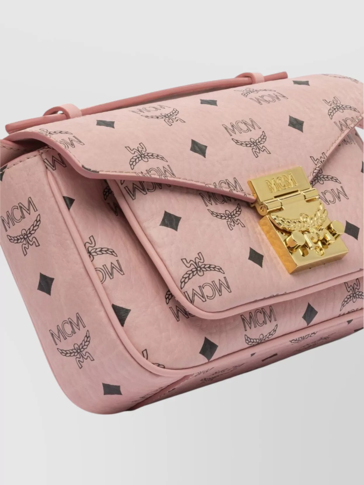 Mcm Shoulder Bags With Adjustable Strap And Gold-tone Hardware