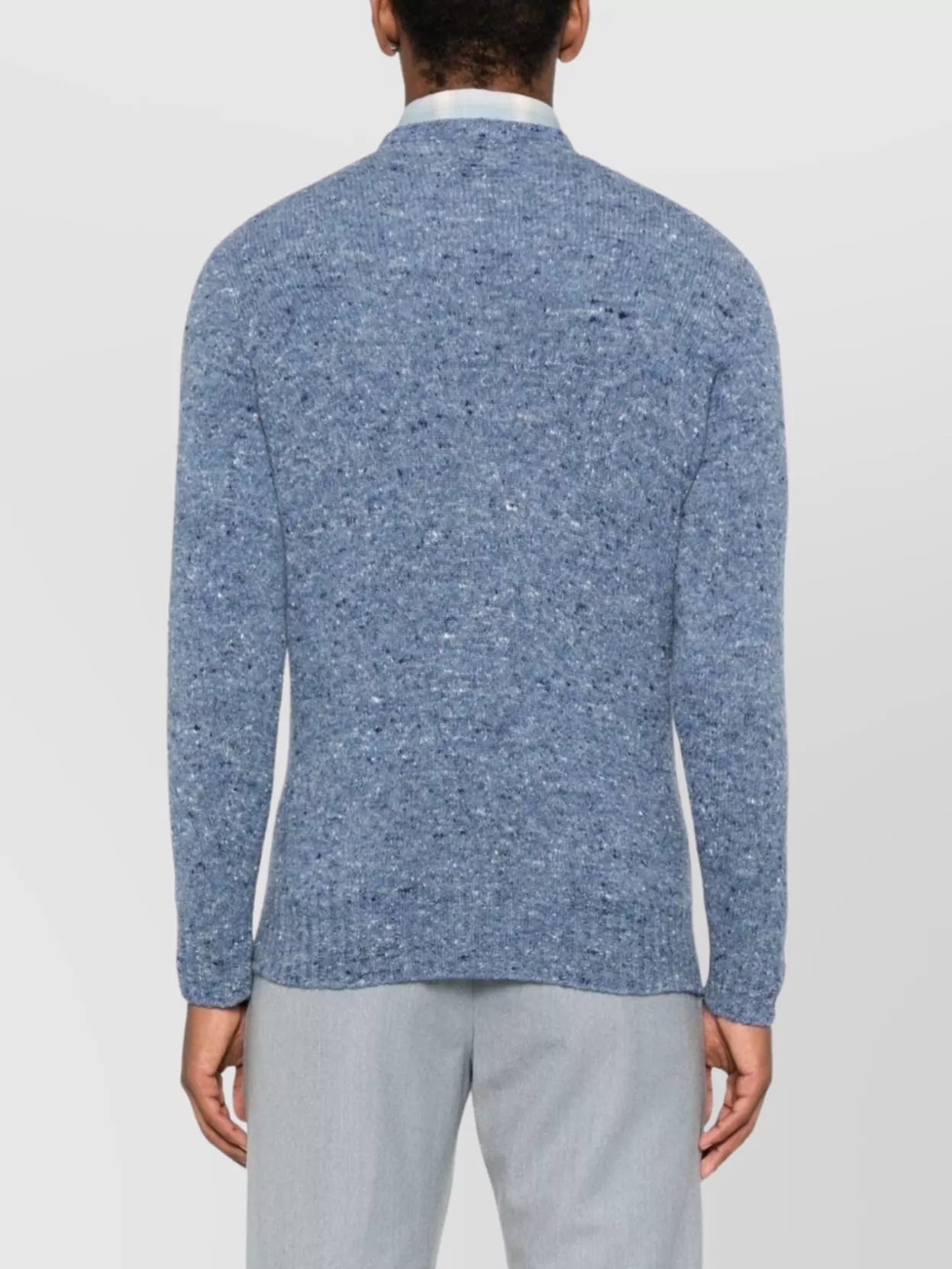 Drumohr Round Neck Border Sweater