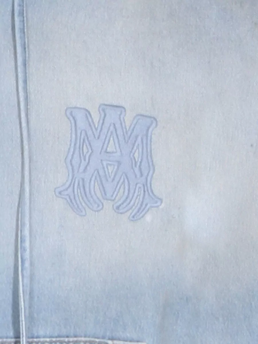 Amiri Hooded Jacket Elastic Cuffs Hem Pockets