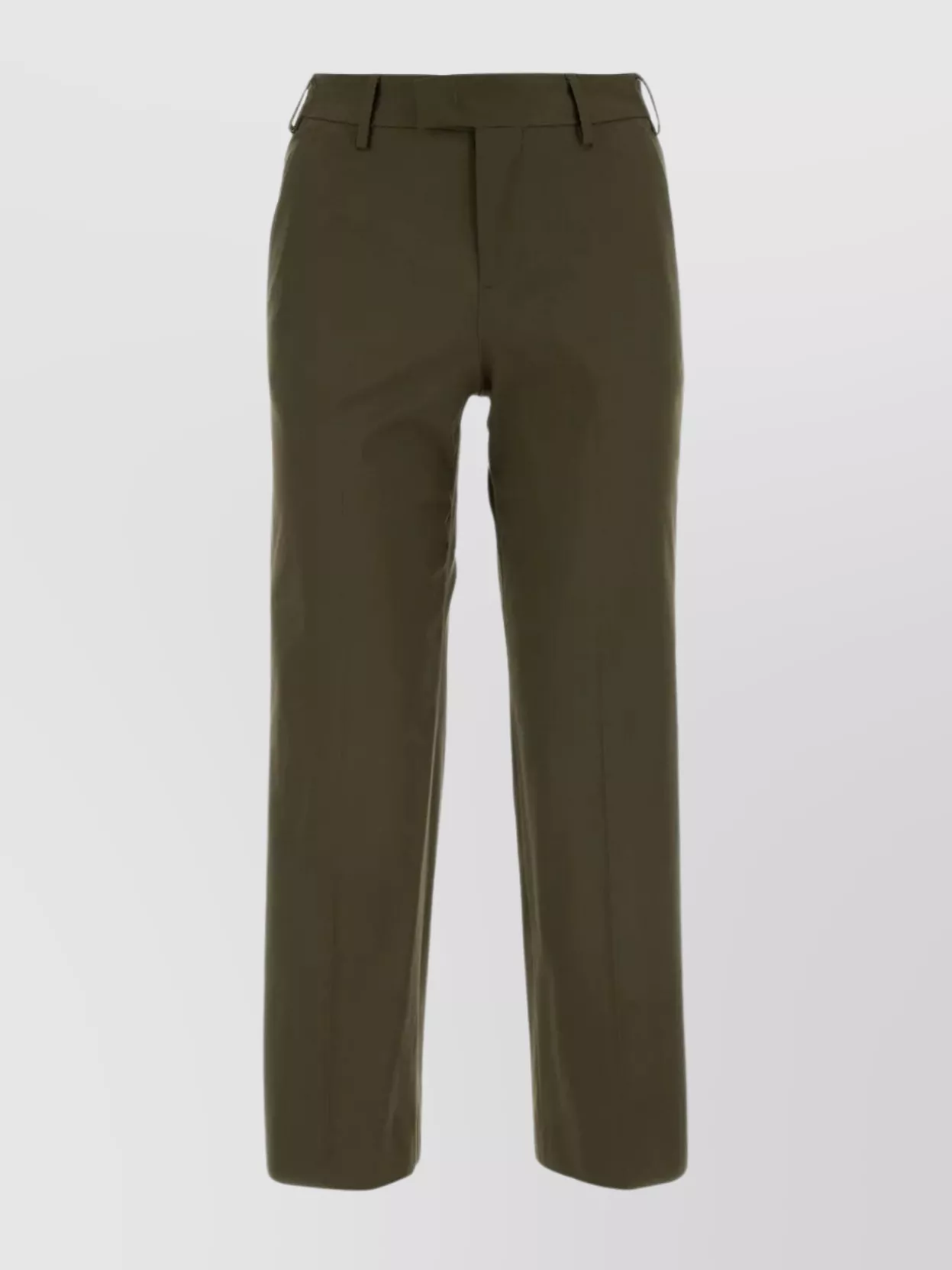 Shop Pt Torino Central Pleated Stretch Cotton Pant