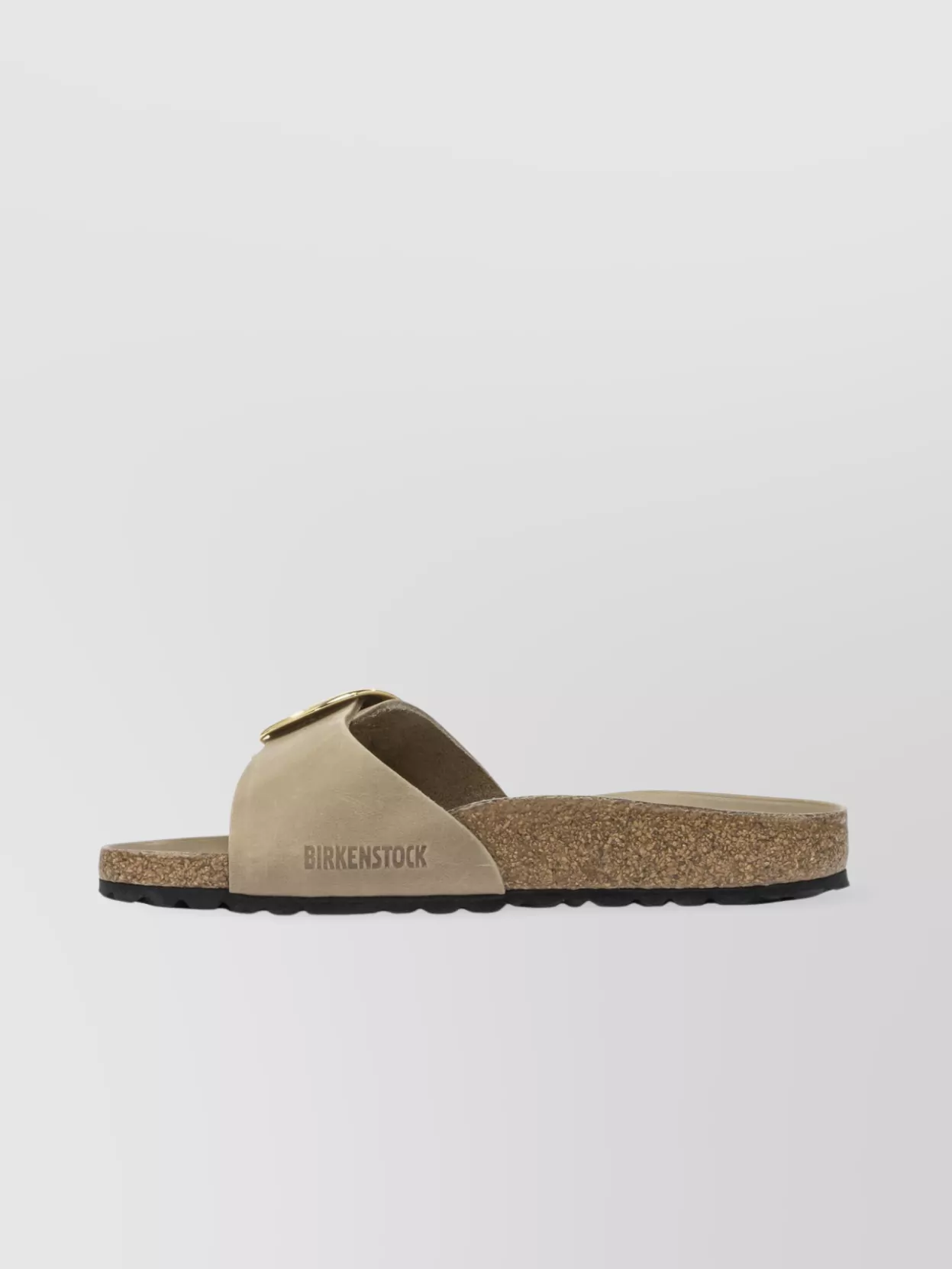 Birkenstock Cork Sole Open Toe Sandals With Rubber Outsole