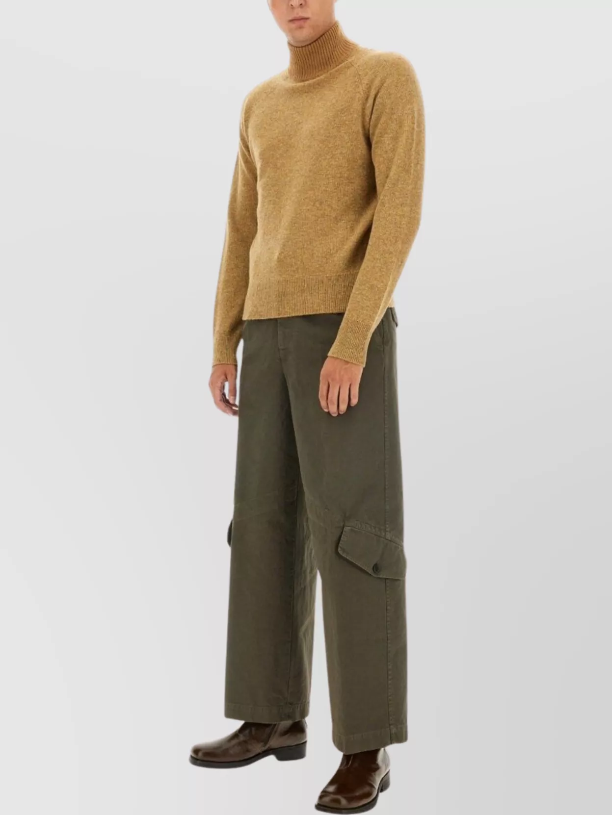Dries Van Noten Paxford Wide Leg Cargo Trousers