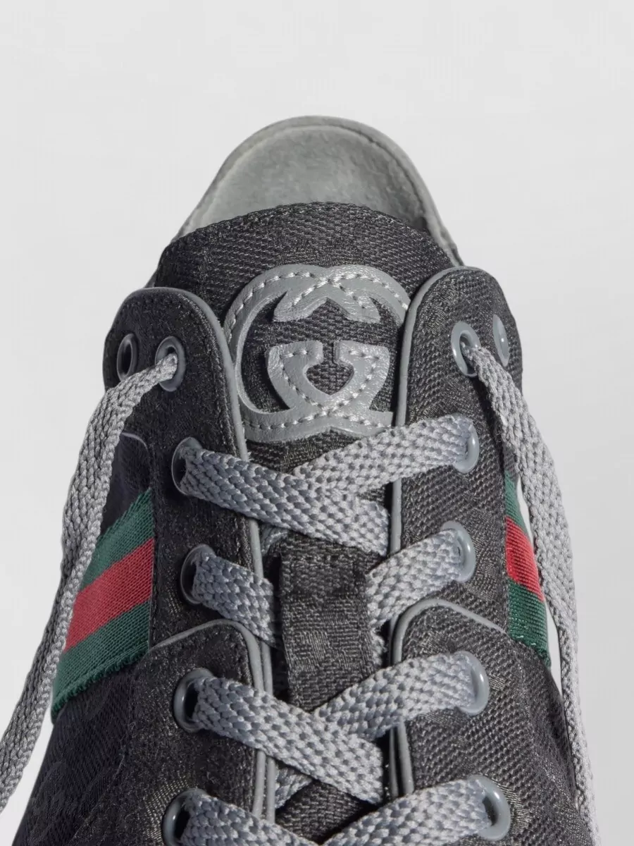 Gucci Stretch Fabric Low-Top Sneakers
