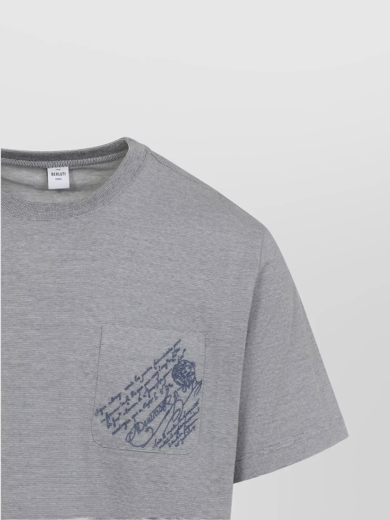 Berluti Cotton T-Shirt Scritto Detail