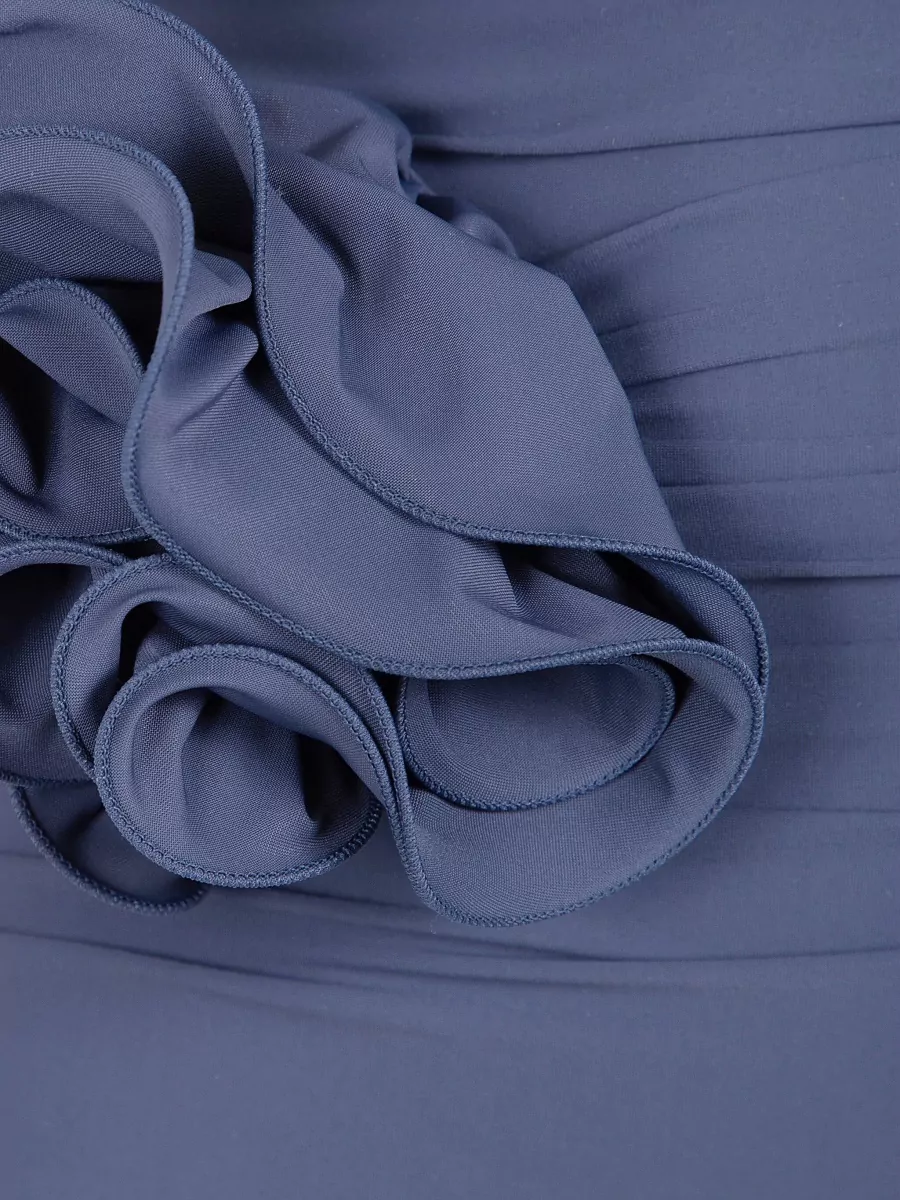 Magda Butrym Strapless Draped Swimsuit