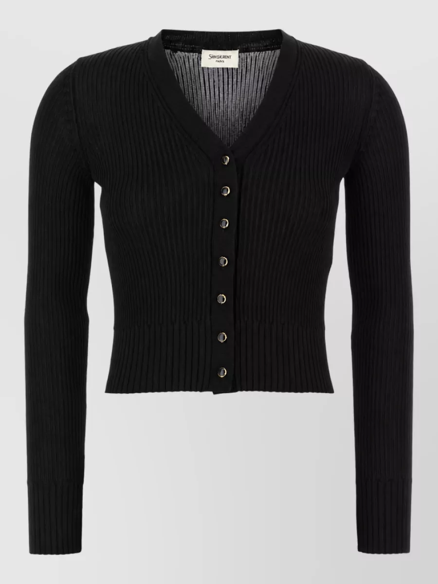 Saint Laurent viscose cardigan