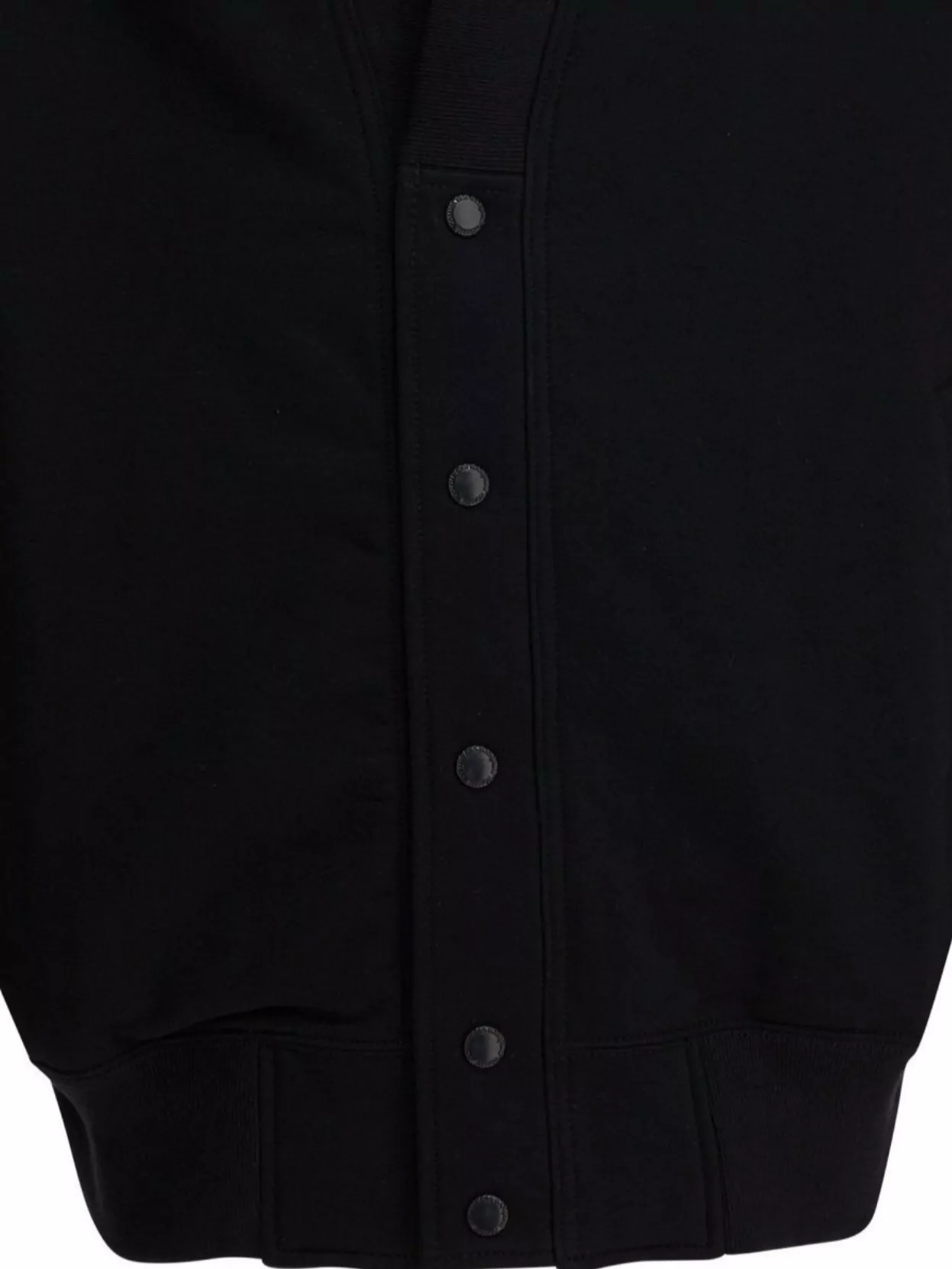 Comme Des Garçons Homme Deux Knitwear With Ribbed Cuffs And Hem In Black