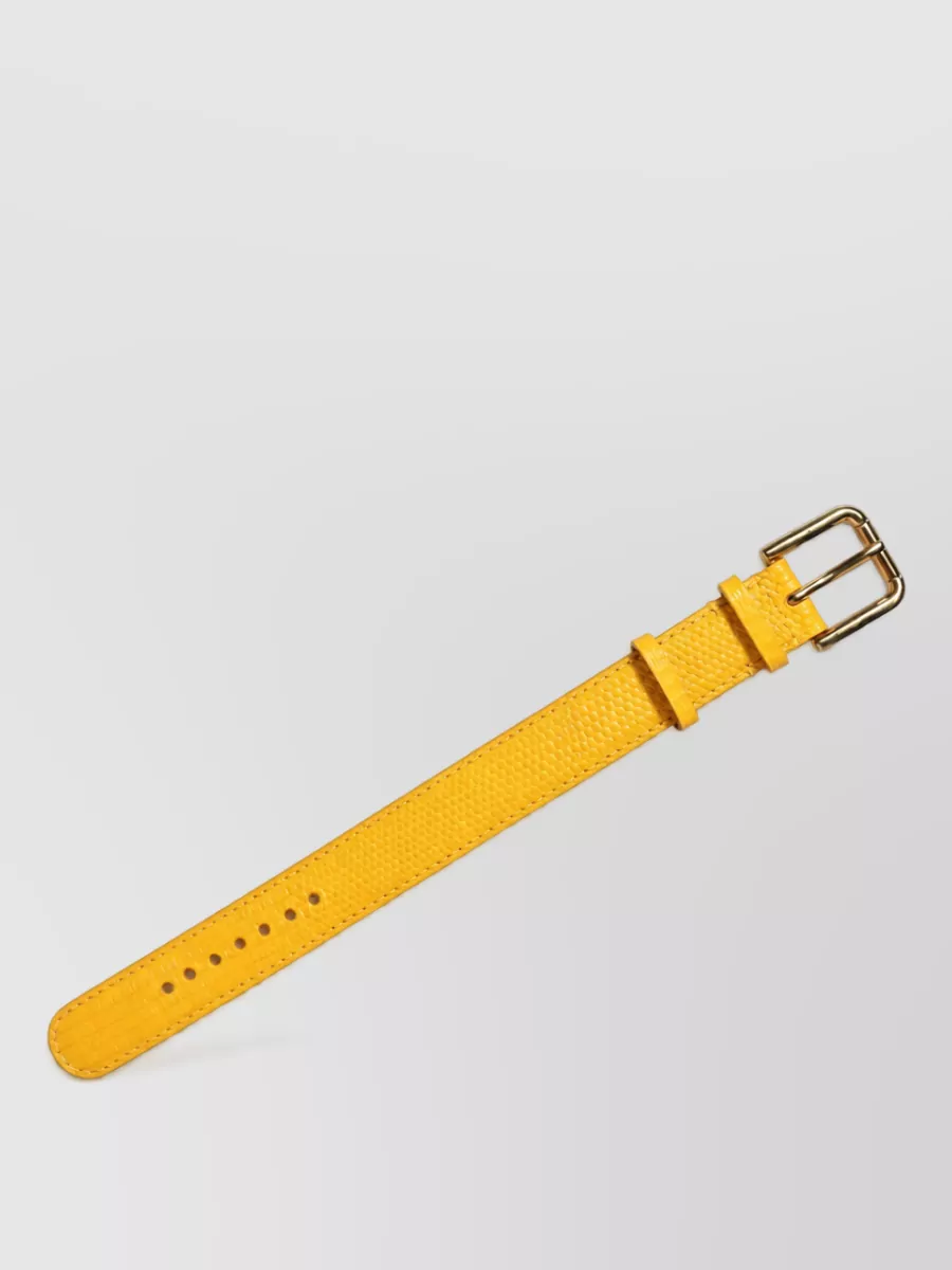 Dolce&Gabbana textured leather belt