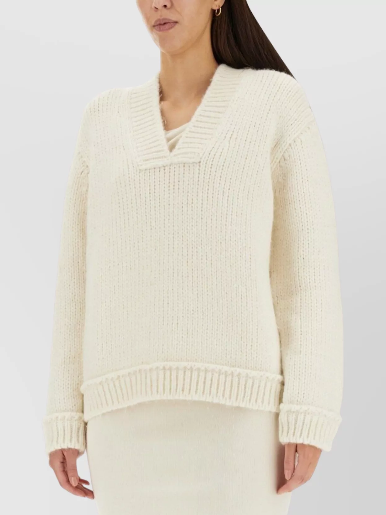 Tom Ford Chunky Knit V-Neck Sweater