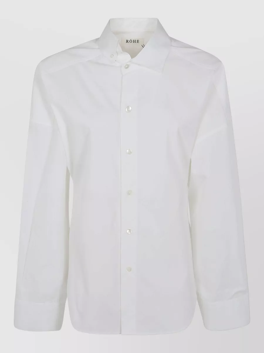 Róhe cotton poplin shirt