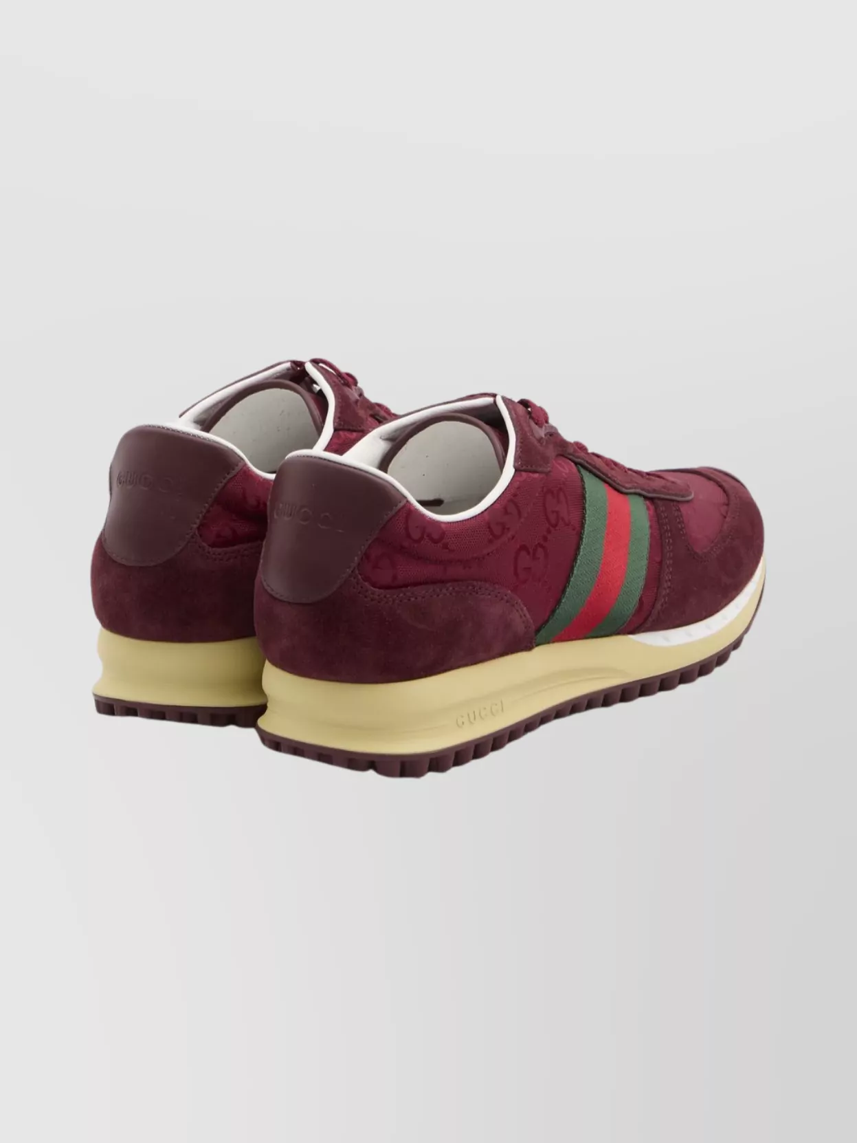 Gucci Motion Fabric Sneakers Suede Inserts