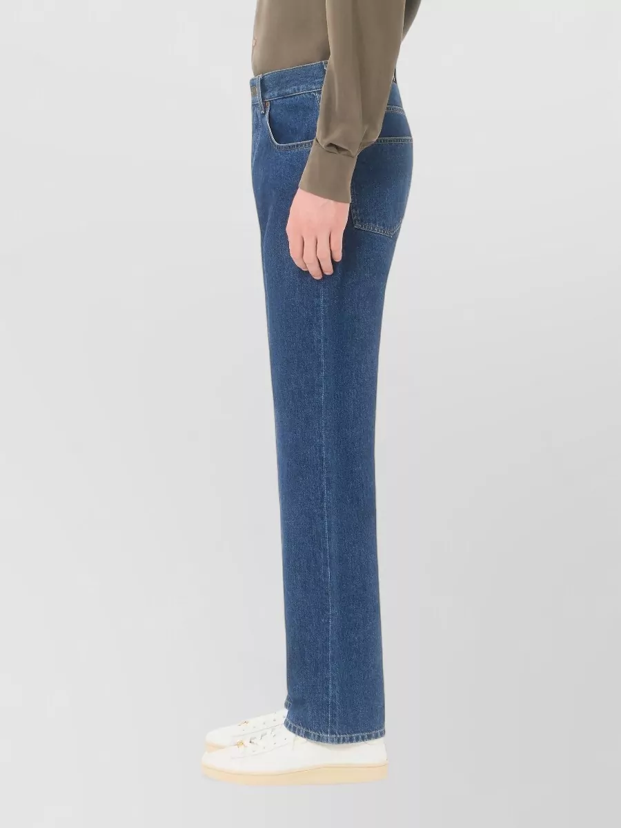 Valentino Denim Straight-Leg Jeans