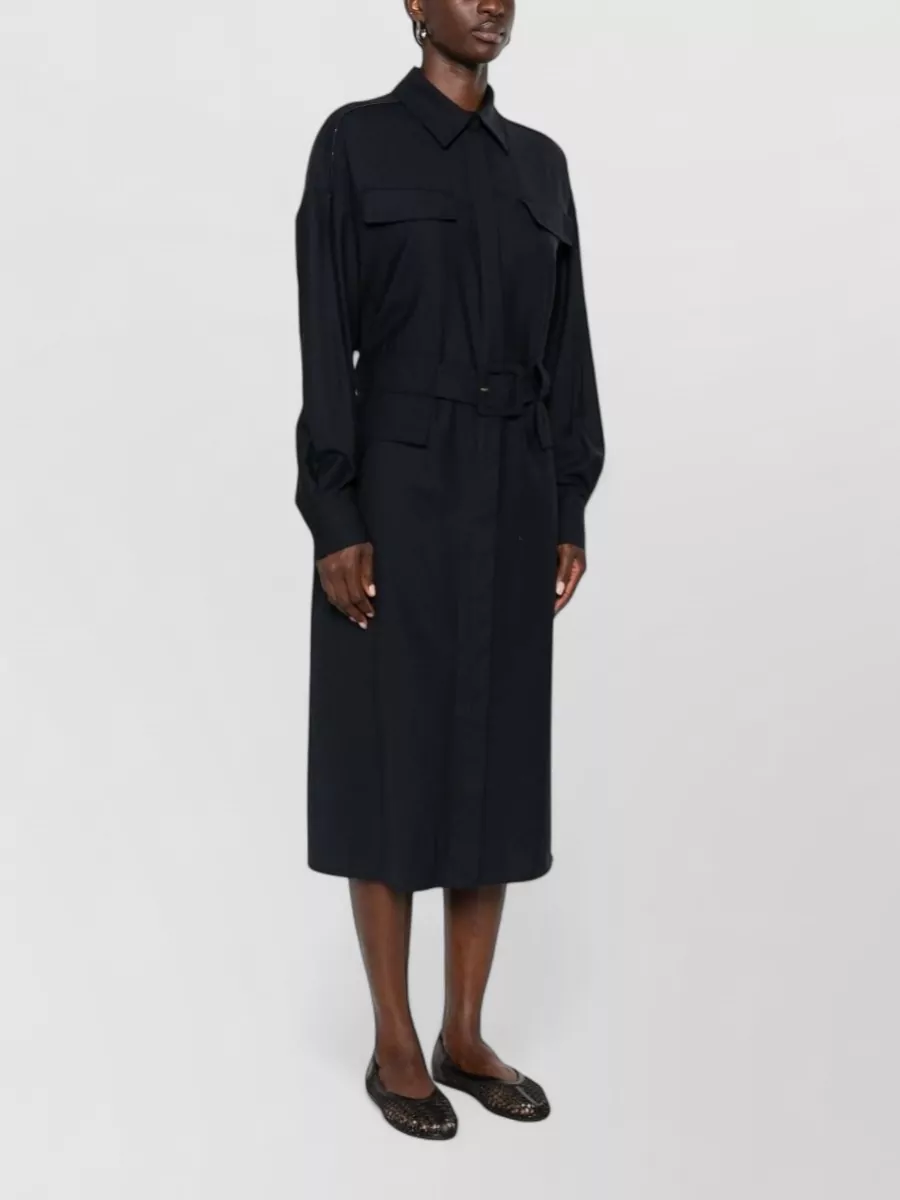 Fabiana Filippi Wool Midi Dress