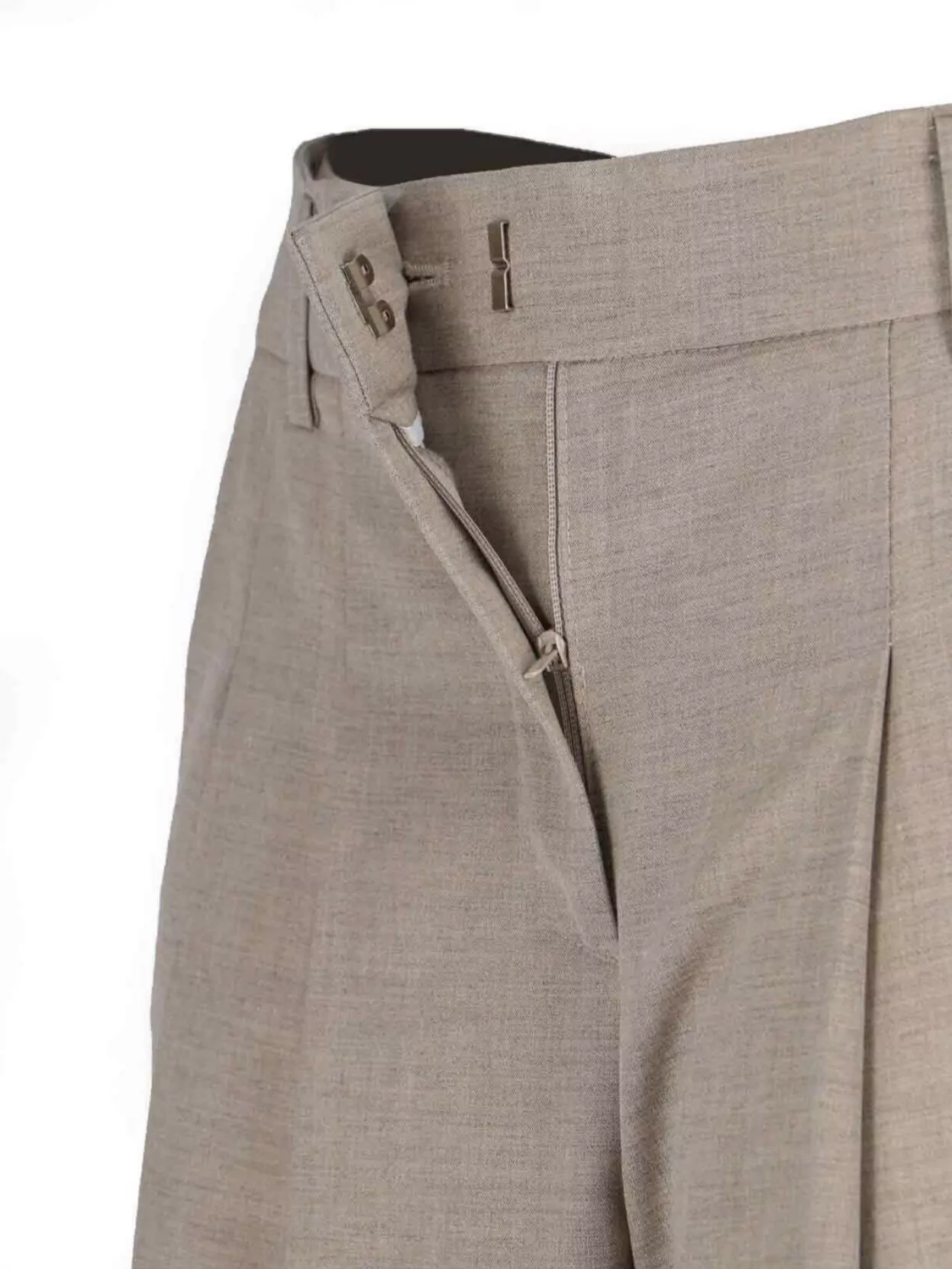 The Frankie Shop Straight Leg Trousers With Pleats And Pockets
