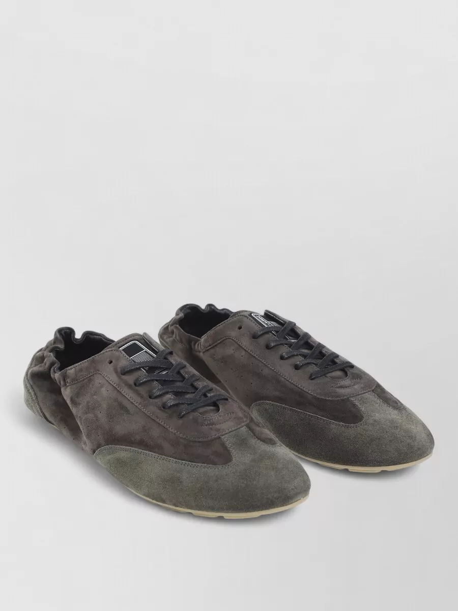 Saint Laurent Suede Two Tone Sneakers