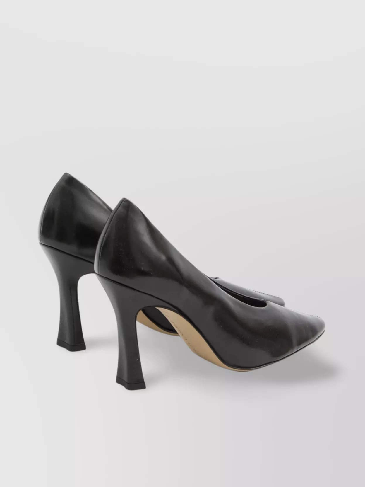 Bottega Veneta Sofia Leather Slip-On Pointed Pumps