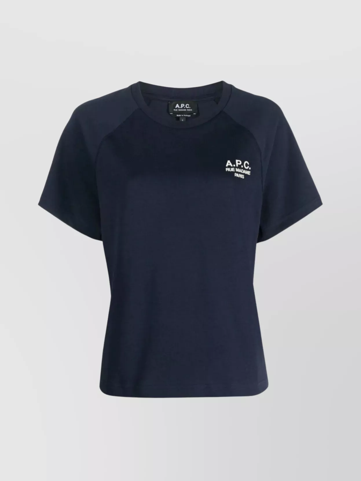 Shop Apc Michele Crewneck Short Sleeve T-shirt In Blue