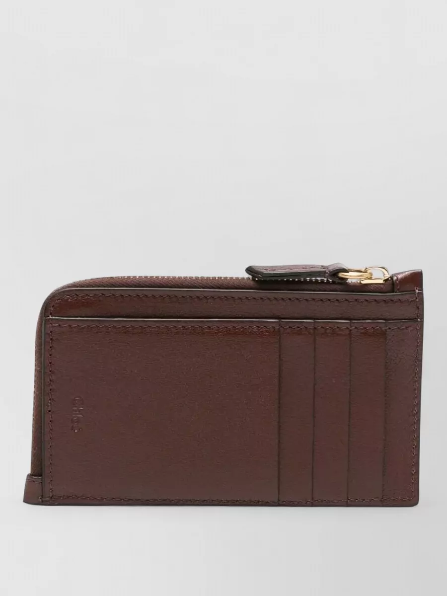 Chloé Paddington Grained Buffalo Leather Pouch