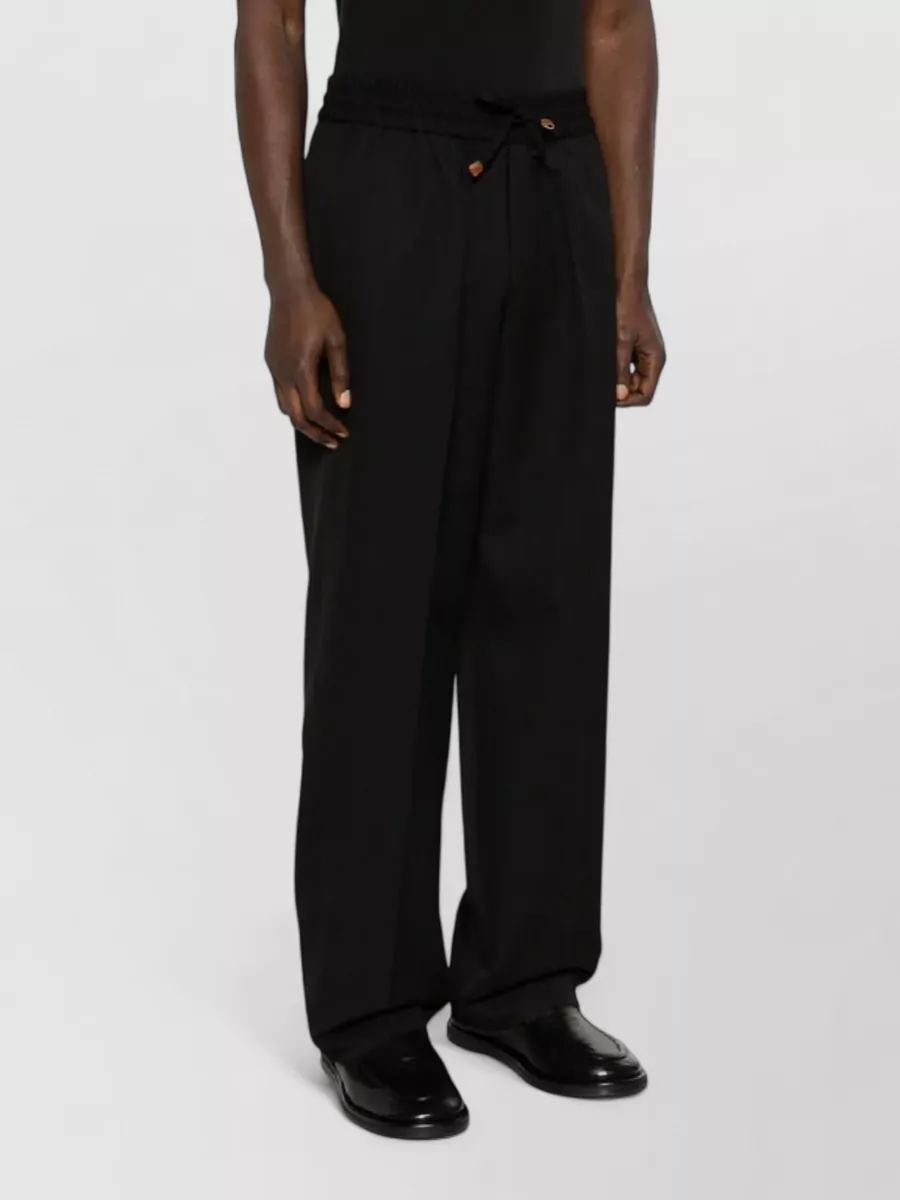 Drôle De Monsieur Virgin Wool Loose Fit Trousers