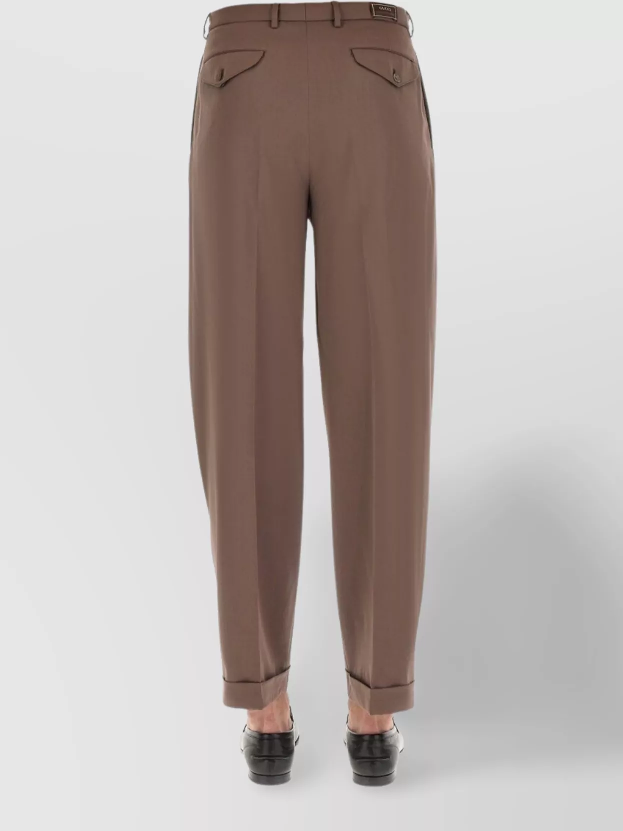 Gucci Trousers Featuring Signature Label Design