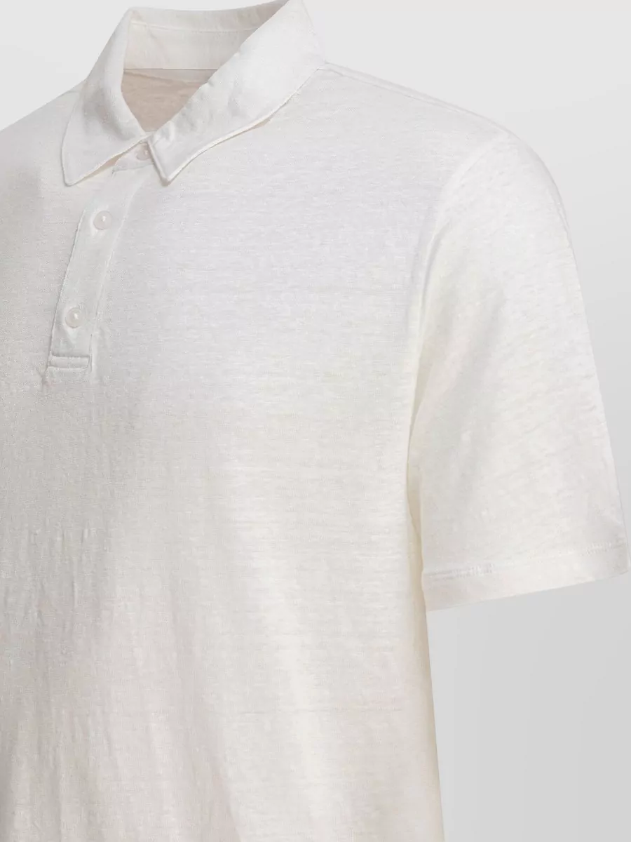 Vince Linen Polo Shirt
